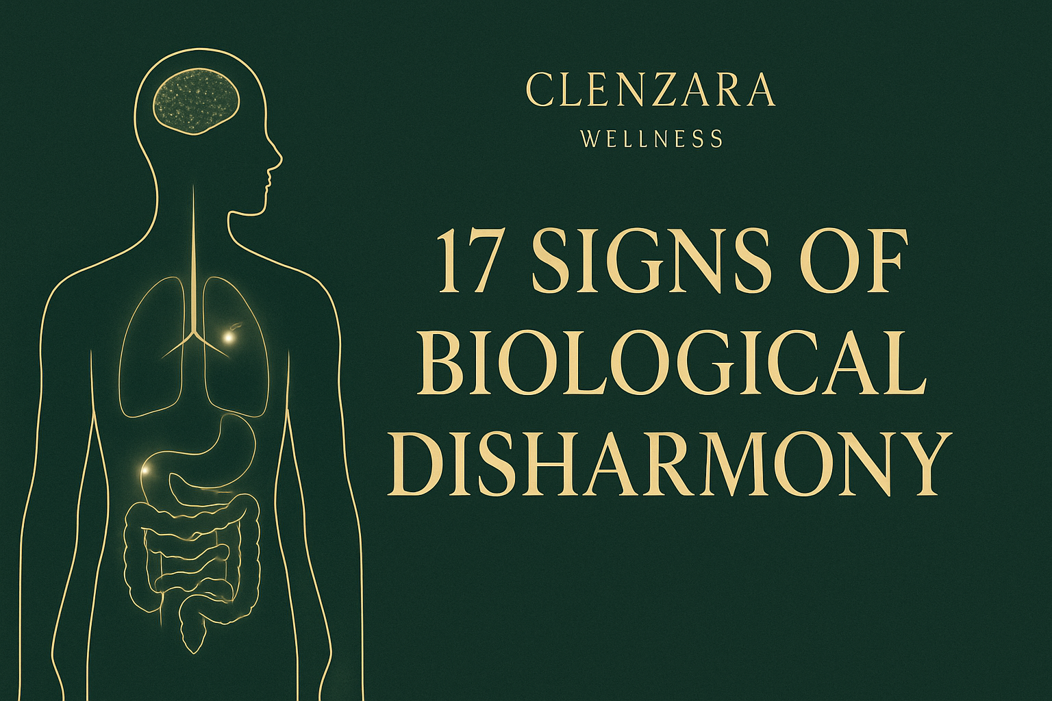 17 Signs of Biological Disharmony — Clenzara Wellness Guide