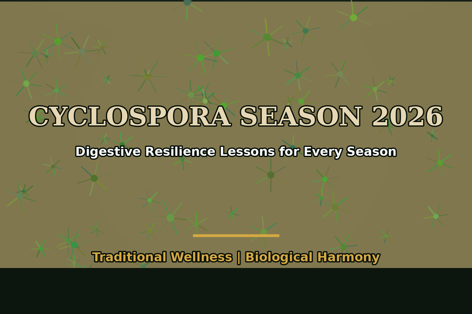 Cyclospora season 2026 digestive resilience lessons — Clenzara Traditional Wellness Guide